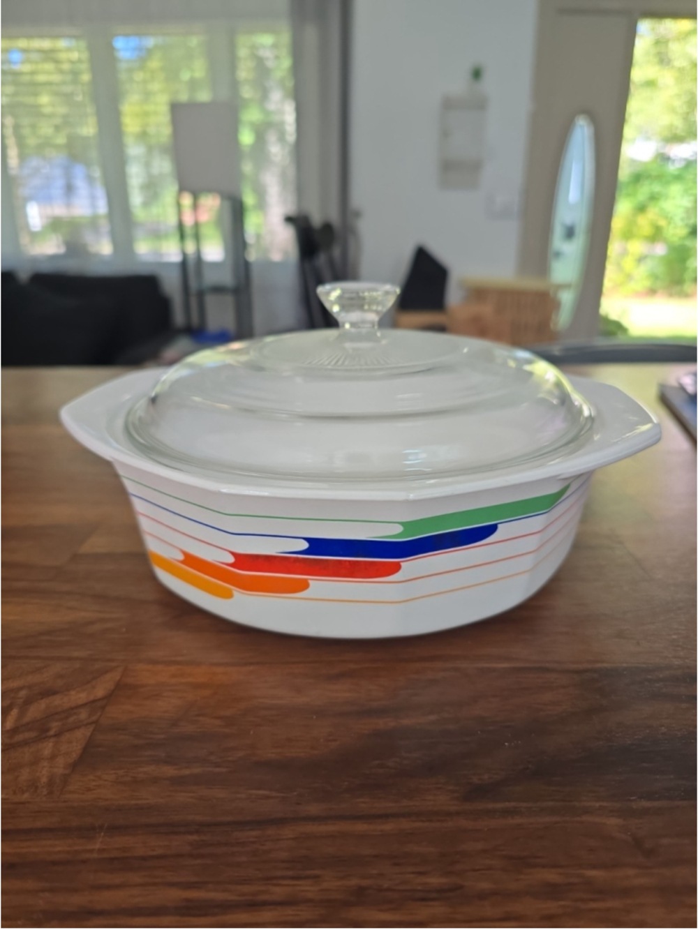 Studio Nova Fire & Ice Covered Casserole with Lid Hi Fi Vtg/Retro 70’s/80’s